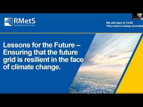 Lessons for the Future - Ensuring that a future grid is resilient in the face of climate change