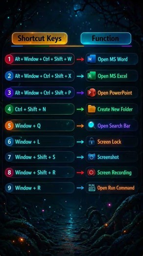 ⚡ Computer Tricks 2026 – Must Know Keyboard Shortcuts