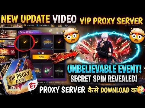How To Download Proxy Server In Free Fire 💯😱🔥 | Free Fire Proxy Server | Proxy Server Free Fire