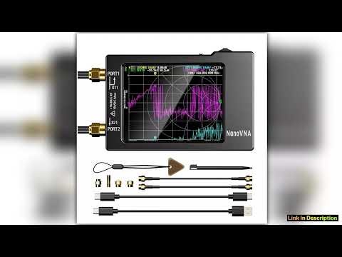 NanoVNAH Vector Network Antenna Analyzer 10KHz15GHz MF HF VHF UHF W Shell SD Card Slot Supprt 32G D