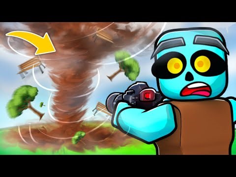 We Hunted The BIGGEST TORNADO In ROBLOX