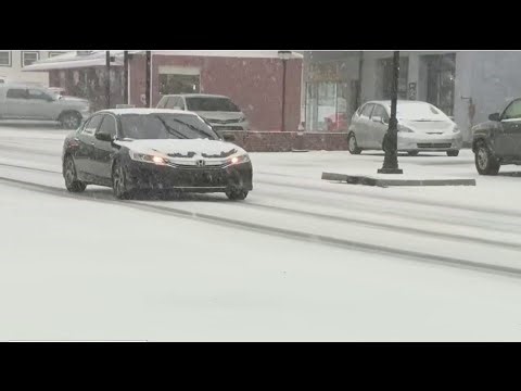 Snow in Georgia: Saturday morning conditions | FOX 5 News