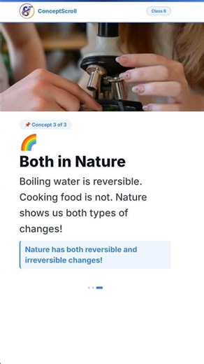 Changes Around Us, Class 6 Science | Chapter 6 | Class 6 Science | NCERT | ConceptScroll 📚 #Shorts