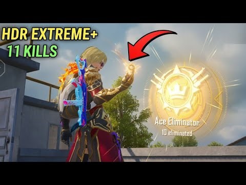 BGMI 4.3 HDR EXTREME+ GAMEPLAY: God-Tier Ghillie Clutch!