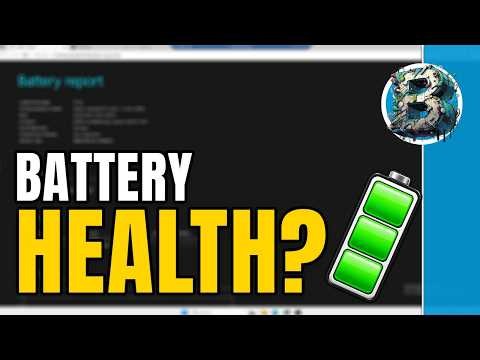 How to Check Laptop Battery Health in Windows 11