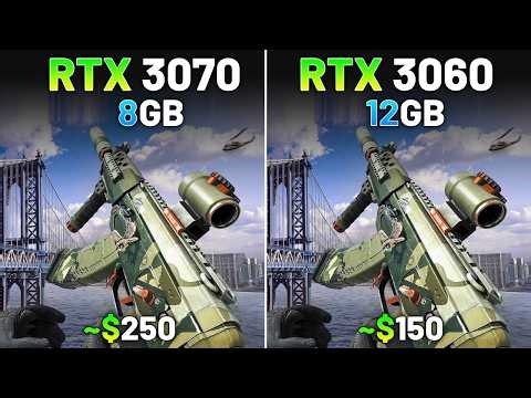 RTX 3070 vs RTX 3060 in 2026 | Test in 15 Games | 1080p, 1440p