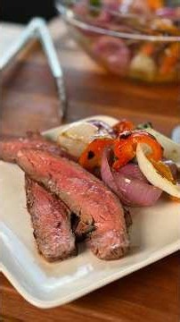 Juicy Italian Marinated Flank Steak on the Weber 🔥