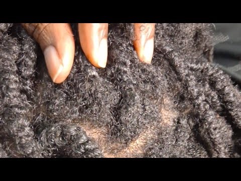 😴ASMR How to Detangle Natural Hair