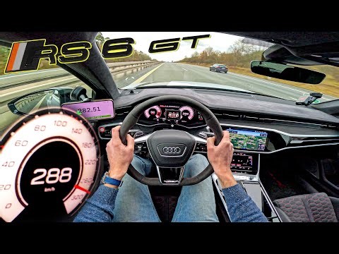AUDI RS6 GT // 288KMH on the UNLIMITED AUTOBAHN