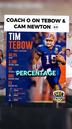 Coach O: “Tim Tebow can’t throw the ball in the dirt!” 💀 @Clash #CFB #Clash #shorts