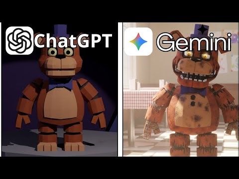 ChatGPT vs Gemini: ¿Quién hace el mejor FNAF desde Cero? (Reto 20 Minutos)