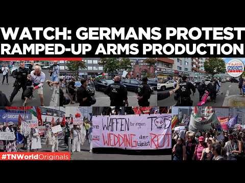 ANTI-WAR PROTEST: Berlin Protest Turns Chaotic as Crowd Opposes Rheinmetall Expansion