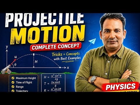 Mastering Projectile Motion: Trajectory, Range, and Time Explained