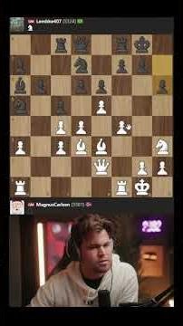Magnus Carlsen's 19-Move Masterpiece! #chessgame