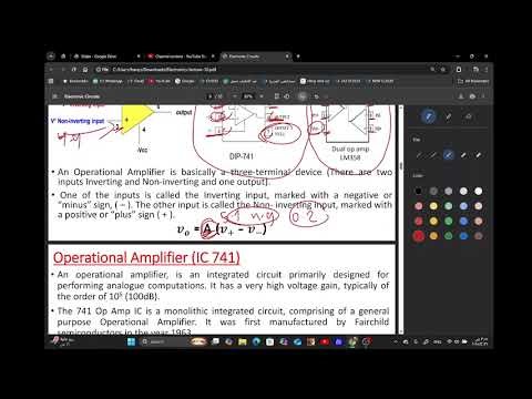 Electronics - Lecture 10 | Operational Amplifier (OP-AMP) - مكبر العمليات 