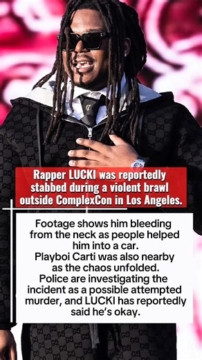 LUCKI Reportedly Stabbed During Violent Altercation