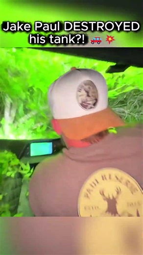 Jake Paul DESTROYED his tank?! 🚗💥 Paul Family Ranch On YouTube #shorts