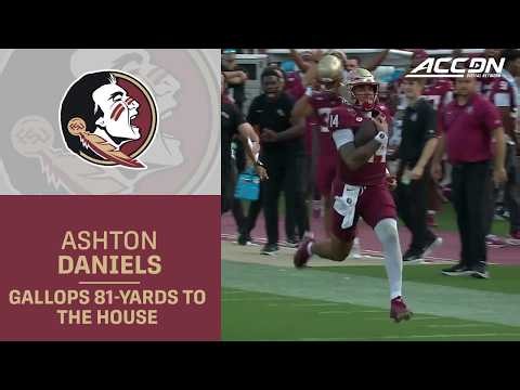 Florida State's Ashton Daniels Gallops 81-Yards To The House