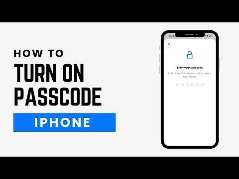How To Turn On Passcode On iPhone (Step-by-Step Guide)