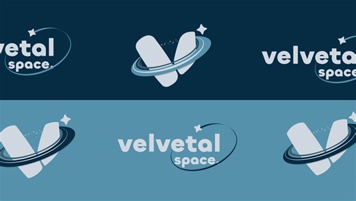 Velvetal space logo showcase