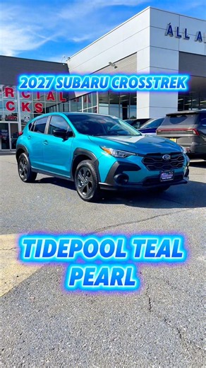 2027 Subaru Crosstrek - Tidepool Teal Pearl!