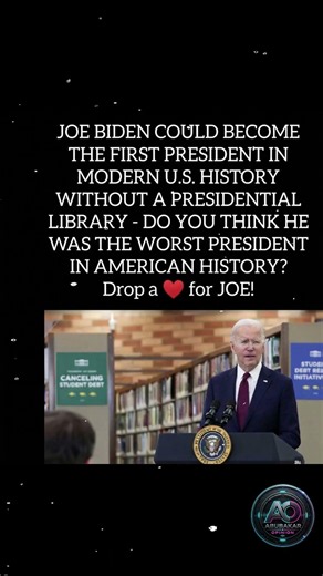 Will Joe Biden Be the FIRST President Without a Library?
