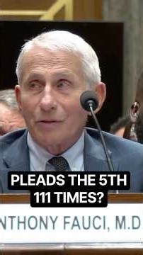 Fauci Takes The 5th 111 Times - Hawley: "You've Been Pardoned"