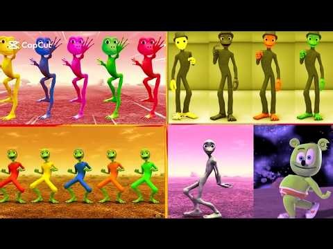 👽 FUNNY ALIEN DANCE CHALLENGE! 💃🌈 | CRAZY COLORS & EPIC MOVES! 🔥😱 #shortsvideo