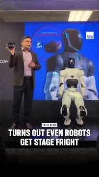 Turns Out Even Robots Get Stage Fright