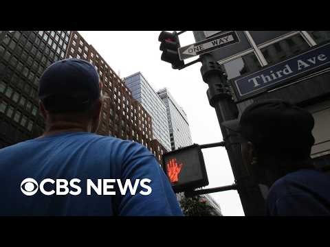 Scary moments in New York City after building's columns buckle, collapse concerns grew