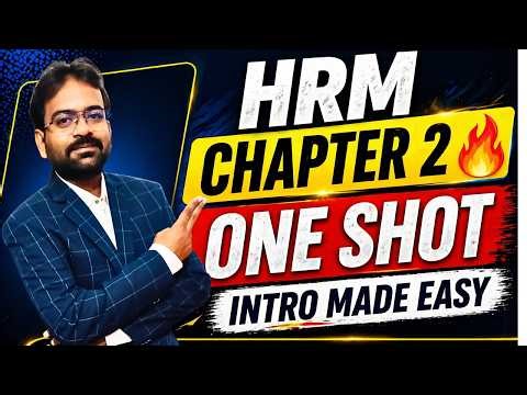 Human Resource Management Chapter 2–One Shot | Introduction to HRM | BCOM / BBA |CWG for BCOM