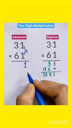 Two Digit Multiplication Trick🔥#shorts#shortvideo#maths#tricks#foryou