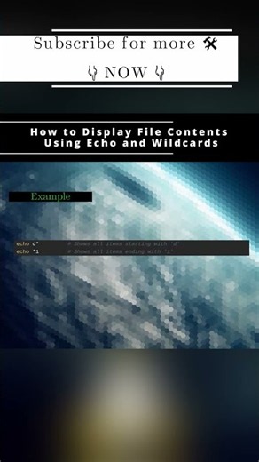 How to Display File Contents Using Echo and Wildcards 🐧 Linux CLI 🐧 #shorts #KGROSShorts
