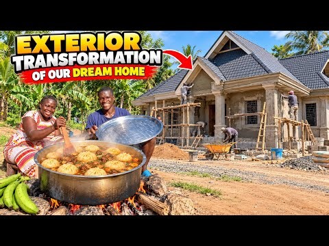 Our Dream Home Is Changing Before Our Eyes! 🏡 Trying Jamaican Plantain Dumplings & Goat Stew!