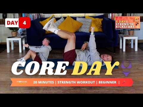 Day 4 | Core Foundations | No Equipment Workout (Abs, Hips, Back & Obliques)