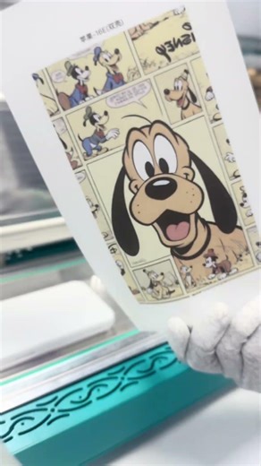 Watch how we print anime art onto cases—looks insane! #heatpressmachine