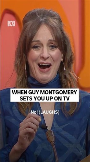 Comedian Gillian Cosgriff is stitched up on national TV