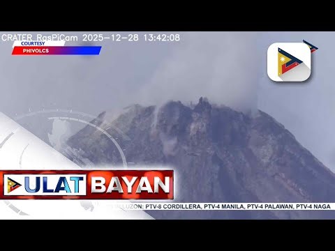 Bulkang Mayon, muling nakapagtala ng rockfall mula sa summit ng lava dome
