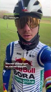 Remco Evenepoel is klaar voor het seizoen bij zijn nieuwe ploeg Red Bull-Bora-Hansgrohe. #Wielrennen