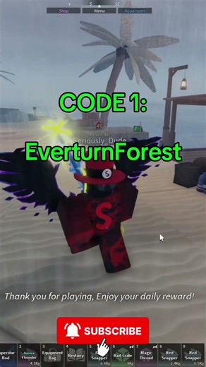All New Codes in Fisch Roblox (Update Codes)