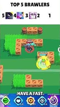 Top 5 Best Brawlers Right Now after Balance Changes #brawlstars