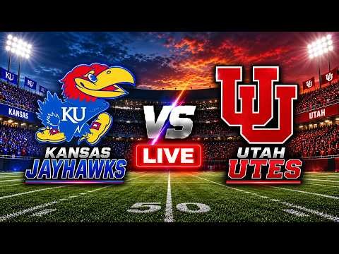 Kansas Jayhawks vs Utah Utes | NCAA Football Live Scoreboard, Play-by-Play