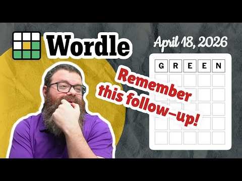 Hard mode strategy | Wordle #1764 (April 18, 2026)