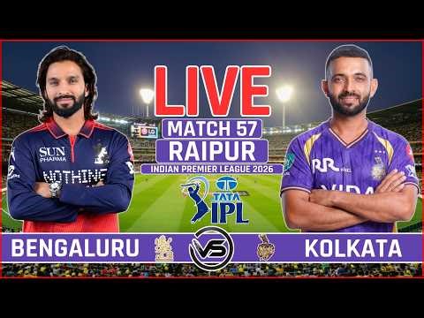 IPL 2026 Live: Bengaluru vs Kolkata Live Score | RCB vs KKR Live Commentary | KKR Innings