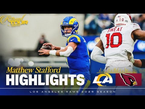 Matthew Stafford's Best Throws From 4-Touchdown Game vs. Arizona Cardinals In Week 18
