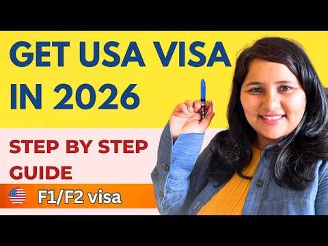 Latest USA F1 VISA appointment booking guide | New DS160 rules explained | Fall 2026