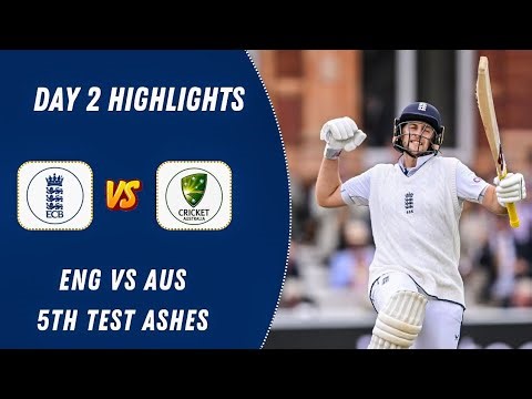 England vs Australia 5th Test Day 2 Highlights | The Ashes 2025-26 | Eng vs Aus