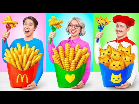 मैं बनाम दादी कुकिंग चैलेंज | स्वादिष्ट रसोई के विचार Multi DO Challenge