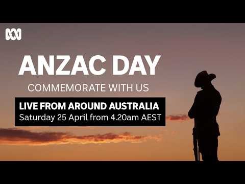 Anzac Day 2026 LIVE: National Dawn Service🎖️ | Official Broadcast | ABC Australia