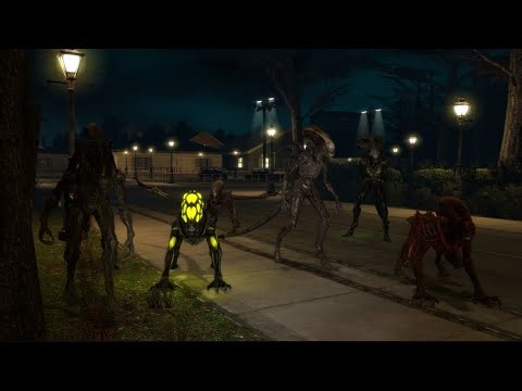 Aliens Invade this Small Town in Garry's Mod!!!